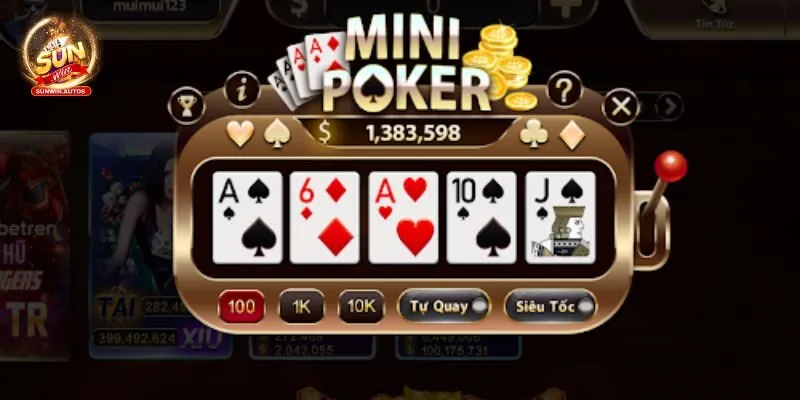 Hướng dẫn chơi Mini Poker và thuật ngữ cơ bản