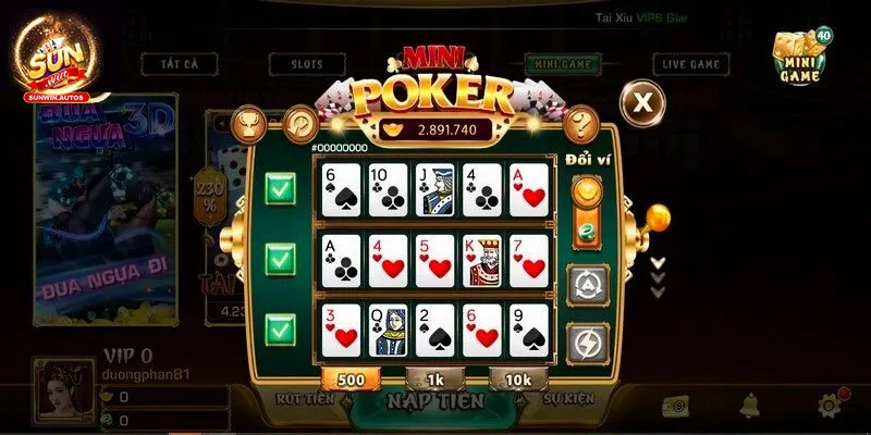 Tìm hiểu tổng quan về Mini Poker